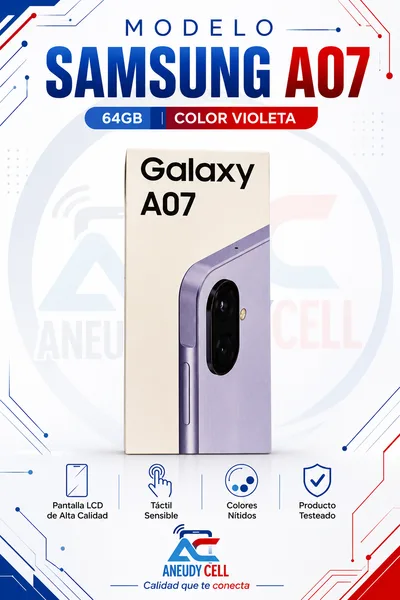 Samsung A07 desbloqueado 